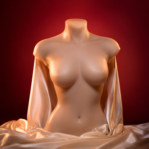 Serene Luna Half-Body Torso