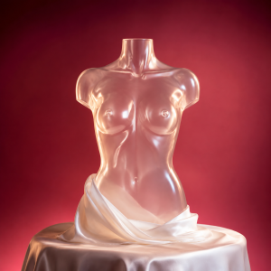 Crystal 7LB Mini Transparent Torso