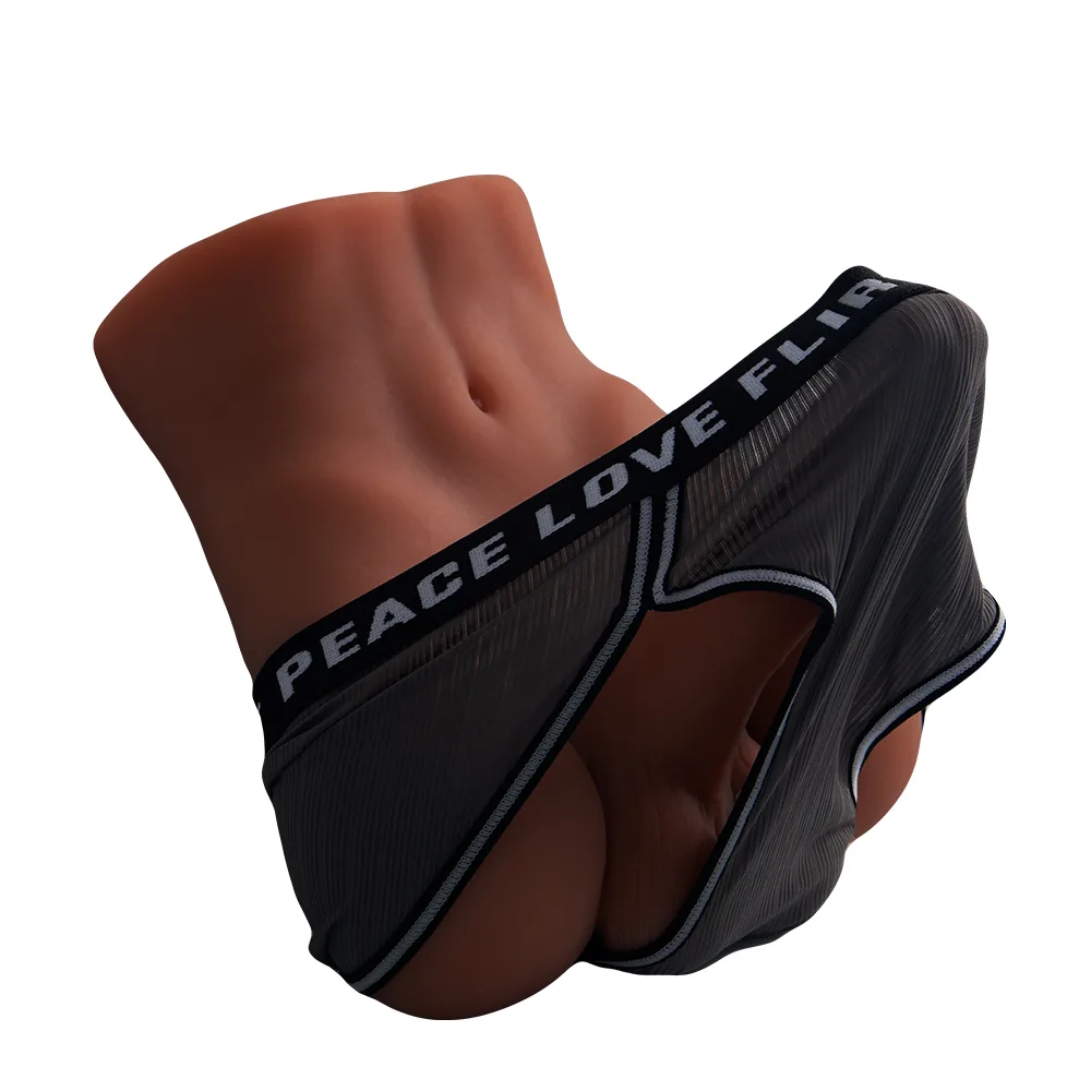 MAN-1 realistic male torso doll with dildo - KeHarbor product photo - view 2