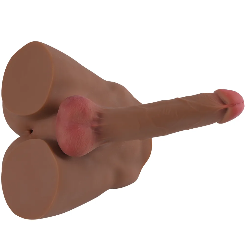 MAN-2 realistic male torso doll with dildo - KeHarbor product photo - view 3