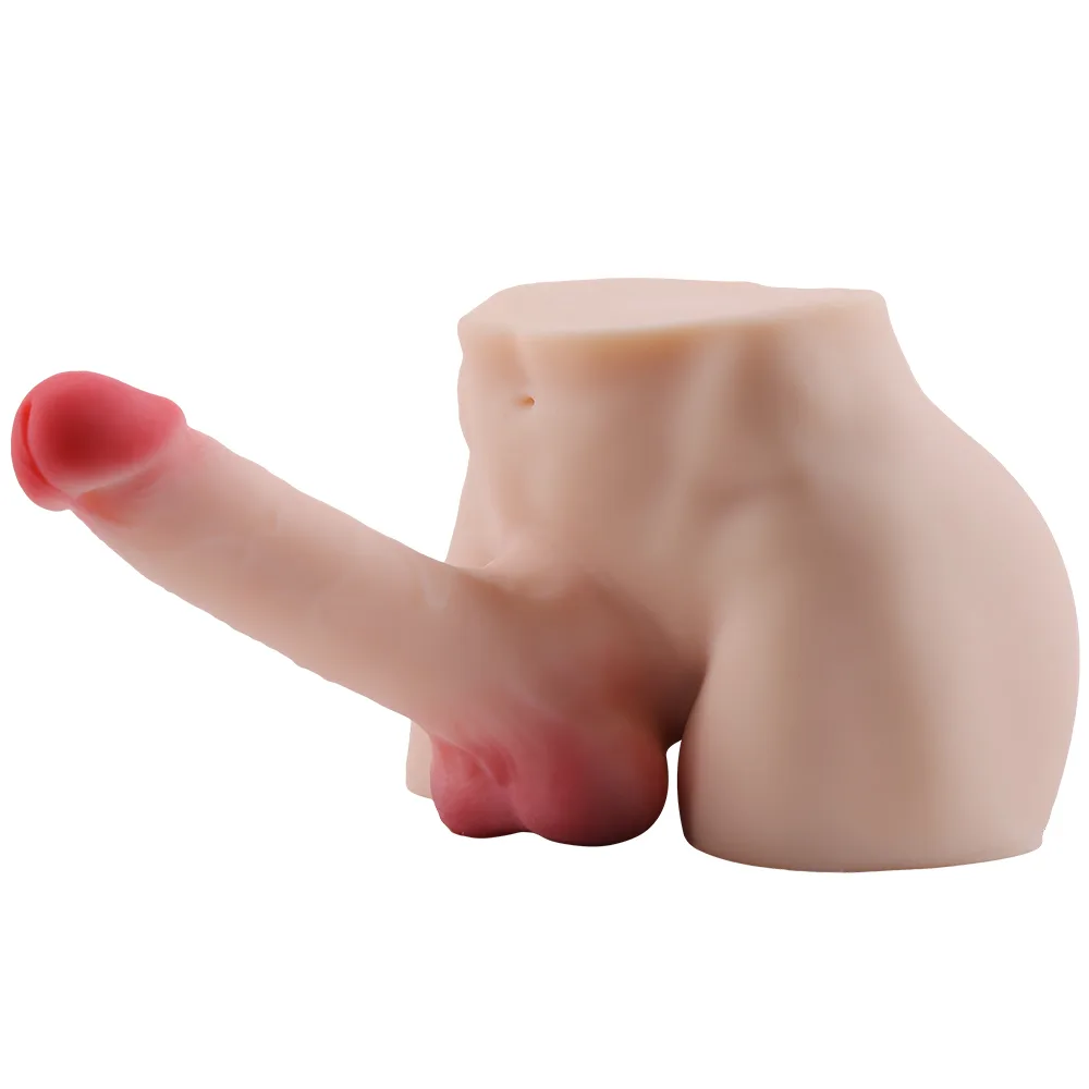 MAN-2 realistic male torso doll with dildo - KeHarbor product photo - view 5