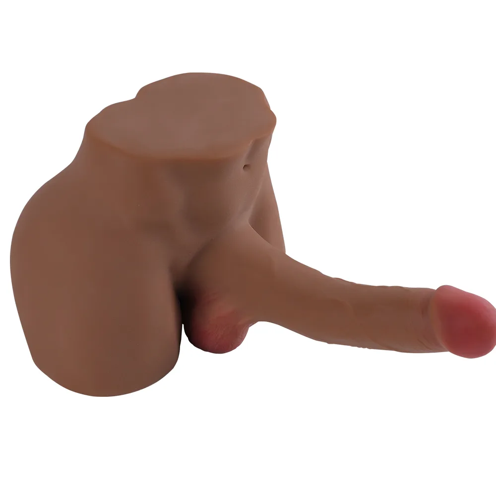 MAN-2 realistic male torso doll with dildo - KeHarbor product photo - view 6