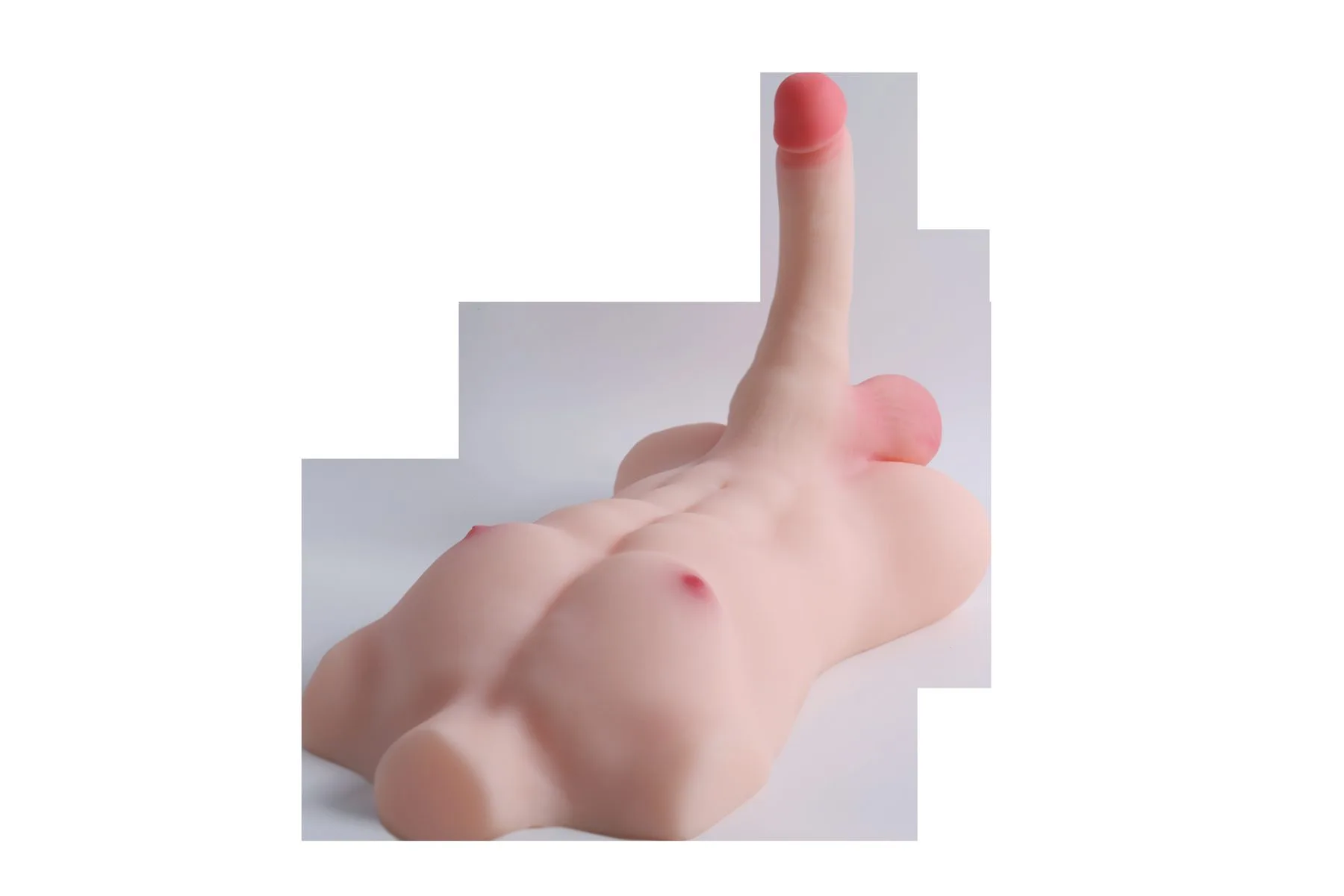 MAN-4 realistic male torso doll with dildo - KeHarbor product photo - view 6