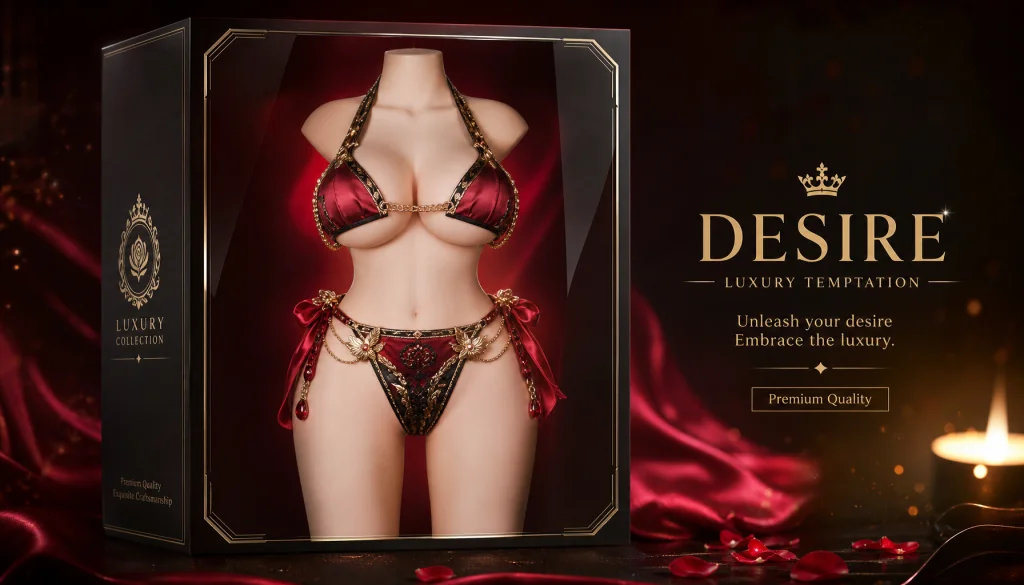GXG2800 realistic silicone torso sex doll - KeHarbor product photo - view 3