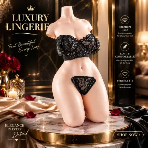 GXG1490 realistic silicone torso sex doll - KeHarbor product photo