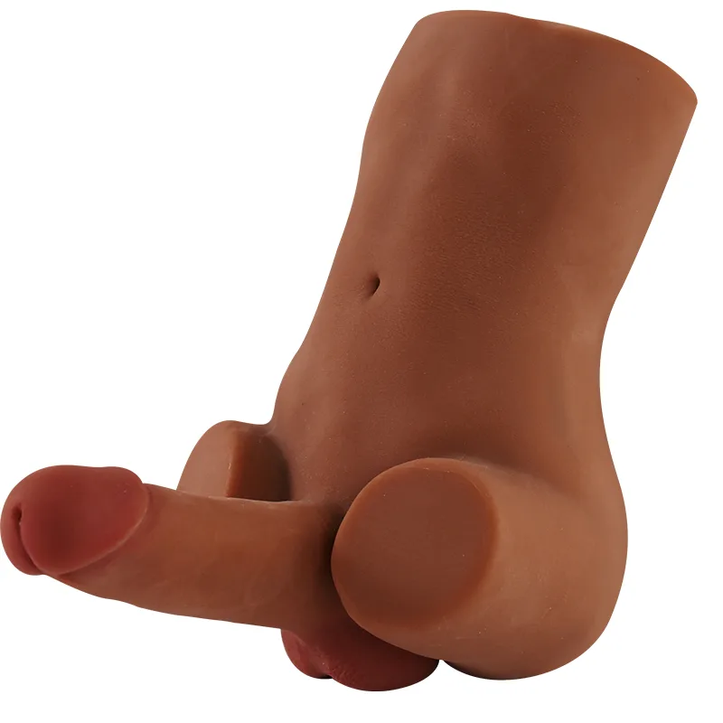 MAN-3 realistic male torso doll with dildo - KeHarbor product photo - view 6