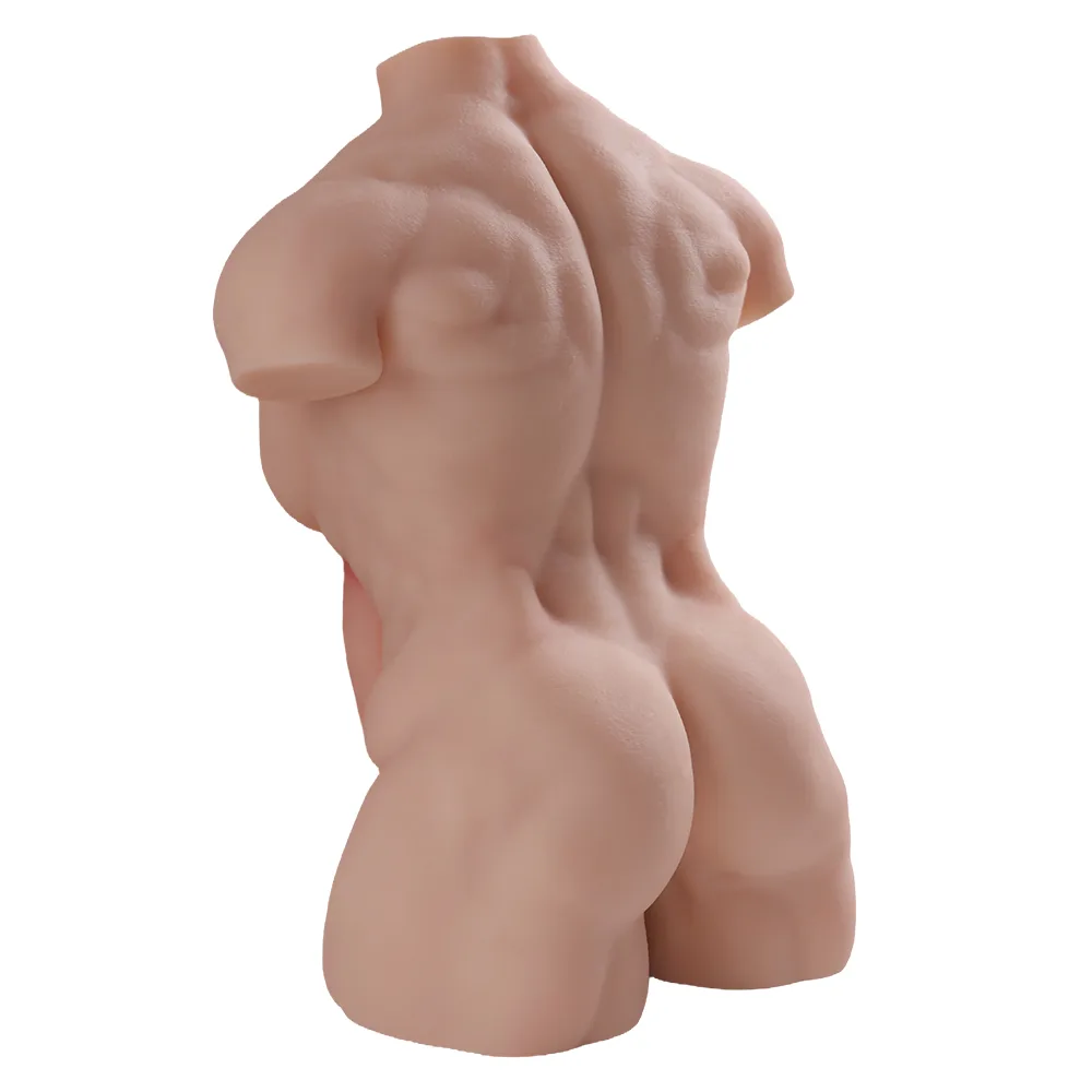 MAN-5 realistic male torso doll with dildo - KeHarbor product photo - view 5
