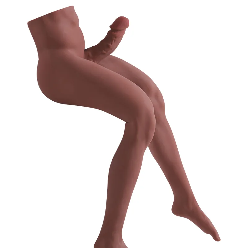 MAN-6 realistic male torso doll with dildo - KeHarbor product photo - view 2