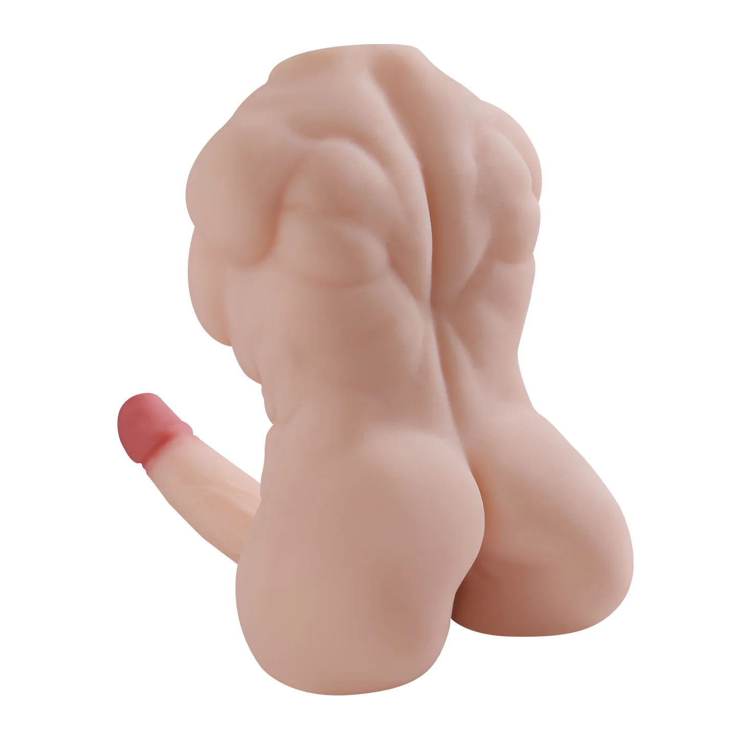 MAN-11 realistic male torso doll with dildo - KeHarbor product photo - view 6