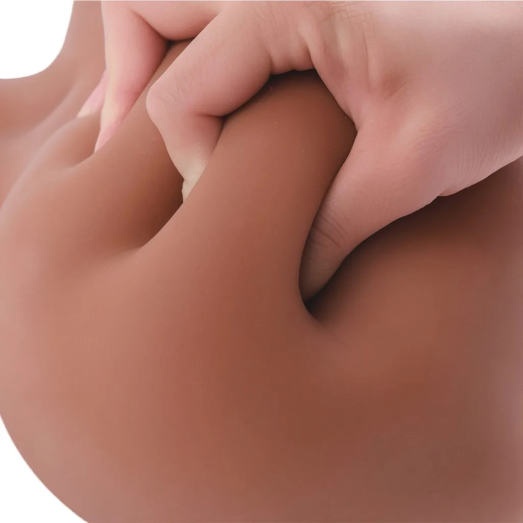 MAN-13 realistic male torso doll with dildo - KeHarbor product photo - view 2