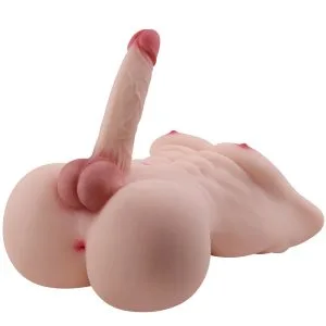 MAN-19 realistic male torso doll with dildo - KeHarbor product photo