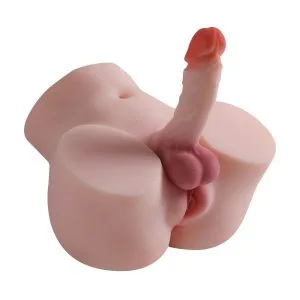 RY420 realistic male torso doll with dildo - KeHarbor product photo