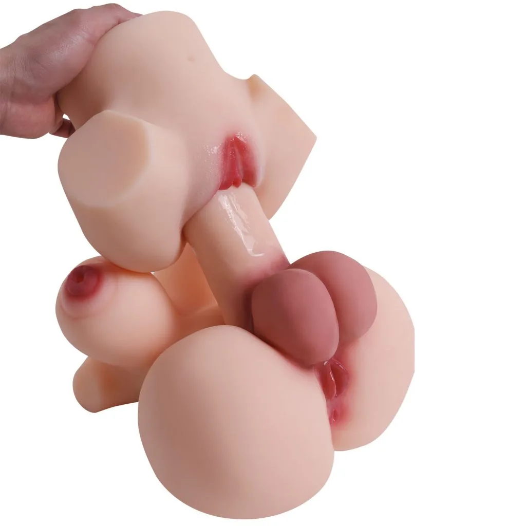 RY430 realistic male torso doll with dildo - KeHarbor product photo