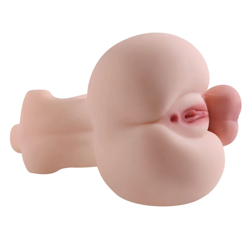 RY700 realistic male torso doll with dildo - KeHarbor product photo - view 4