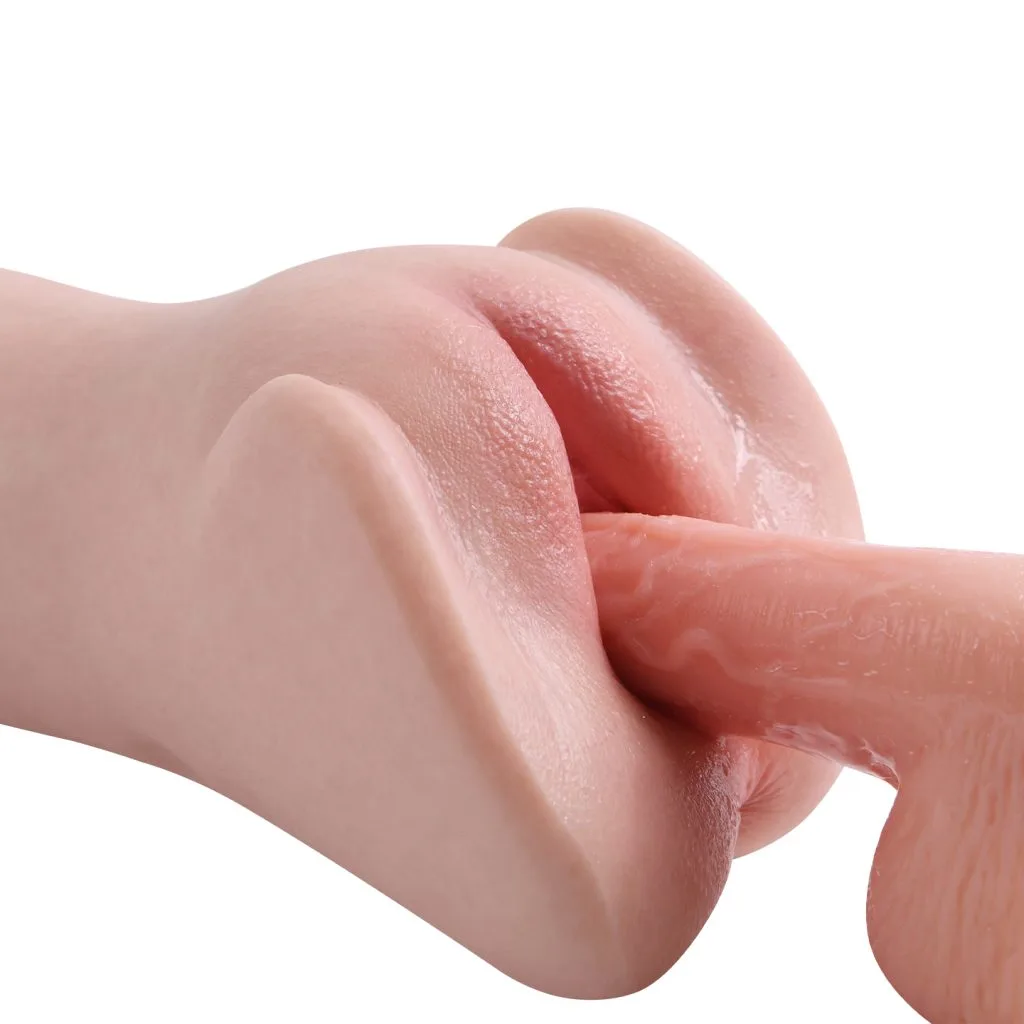 HM90 realistic silicone pocket pussy stroker - KeHarbor product photo - view 2