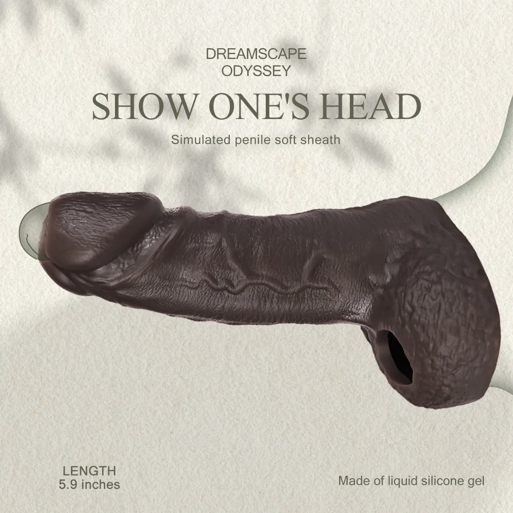 LM-T801M realistic silicone masturbator sleeve - KeHarbor product photo - view 2