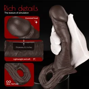 LM-T814L realistic silicone masturbator sleeve - KeHarbor product photo