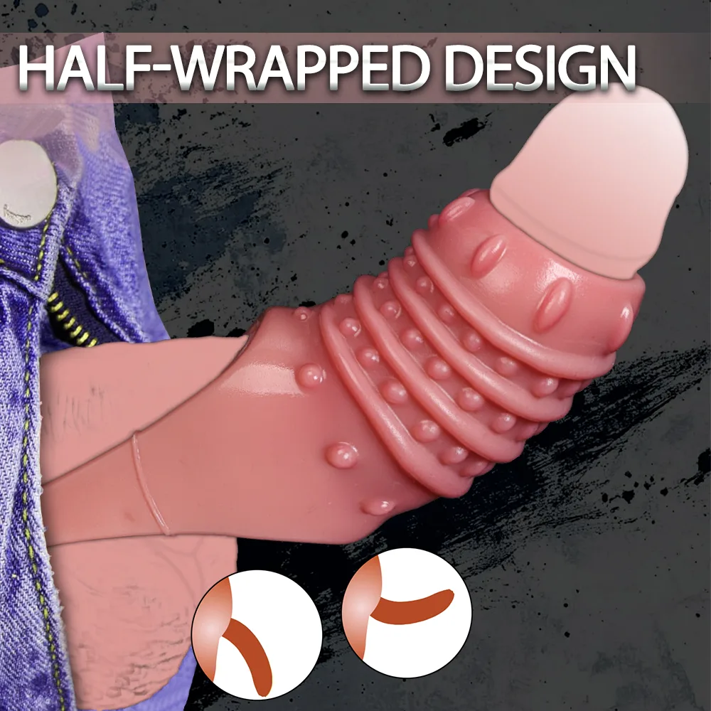 LM-T827 realistic silicone masturbator sleeve - KeHarbor product photo - view 6