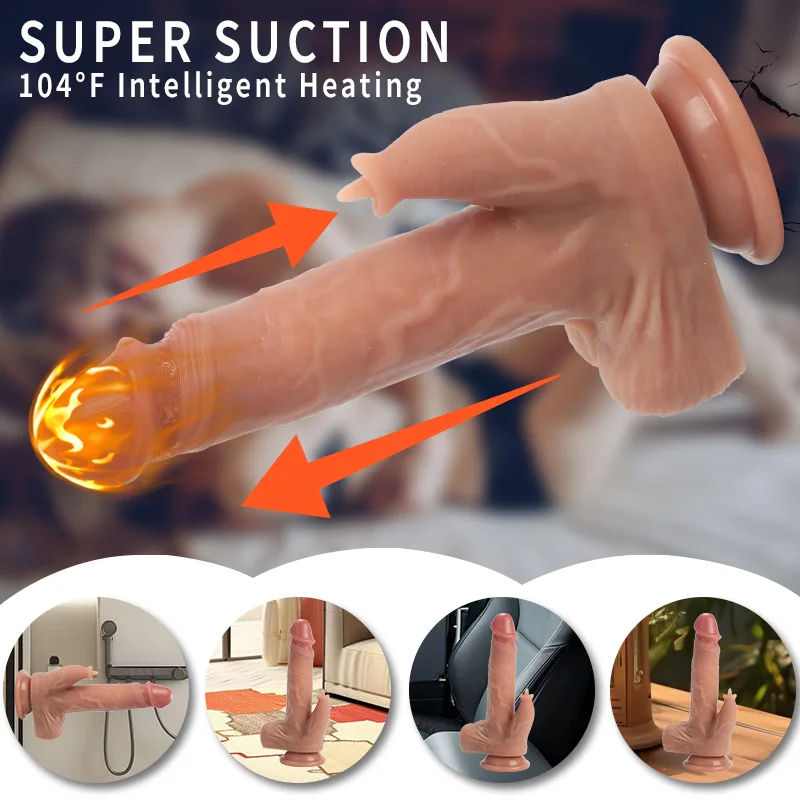 LM-066 Small remote thrusting silicone dildo - KeHarbor product photo - view 6