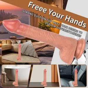 LM-014 remote thrusting silicone dildo - KeHarbor product photo