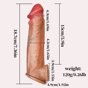 LM-T809L realistic silicone masturbator sleeve - KeHarbor product photo