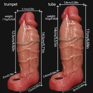 LM-T833M realistic silicone masturbator sleeve - KeHarbor product photo