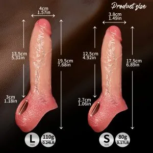 LM-T854L realistic silicone masturbator sleeve - KeHarbor product photo