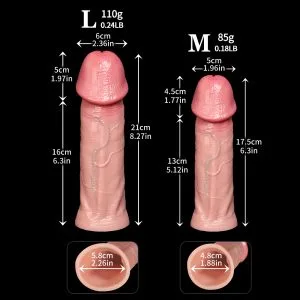 LM-T855M realistic silicone masturbator sleeve - KeHarbor product photo