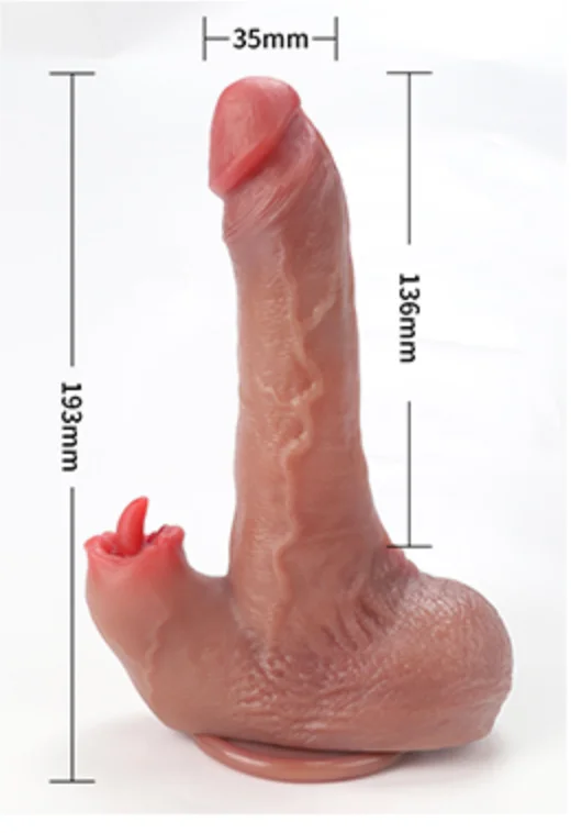 LM-013 remote thrusting silicone dildo - KeHarbor product photo