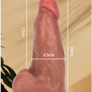 LM-054 remote thrusting silicone dildo - KeHarbor product photo