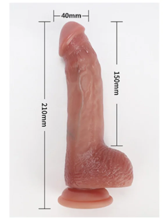 LM-321 remote thrusting silicone dildo - KeHarbor product photo