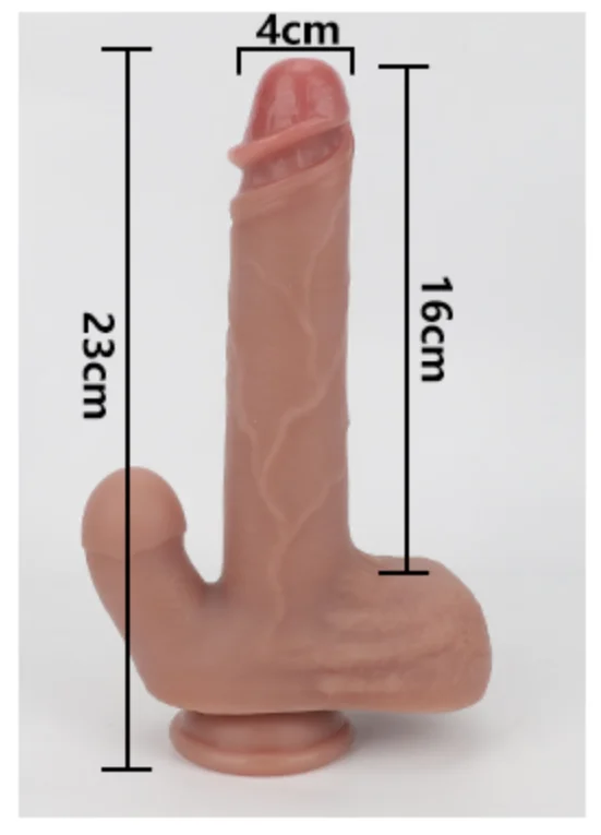 LM-311 remote thrusting silicone dildo - KeHarbor product photo