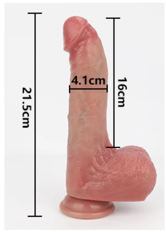 LM-199 remote thrusting silicone dildo - KeHarbor product photo