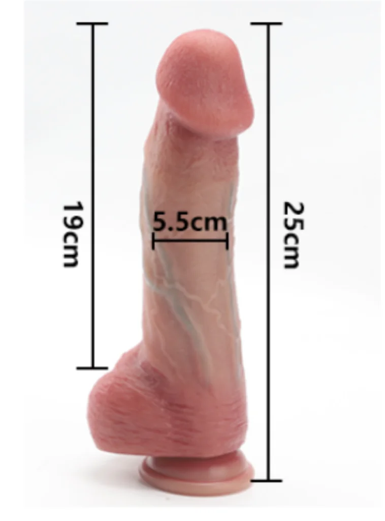 LM-312 remote thrusting silicone dildo - KeHarbor product photo