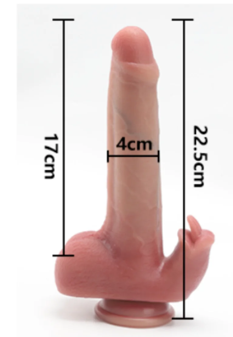 LM-313 remote thrusting silicone dildo - KeHarbor product photo