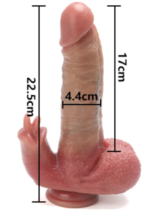 LM-315 remote thrusting silicone dildo - KeHarbor product photo