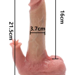 LM-316 remote thrusting silicone dildo - KeHarbor product photo