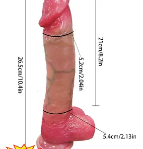 LM-317 remote thrusting silicone dildo - KeHarbor product photo