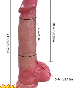 LM-318 remote thrusting silicone dildo - KeHarbor product photo