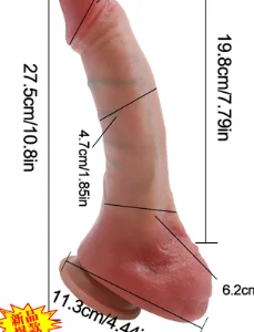 LM-319 realistic liquid silicone dildo - KeHarbor product photo