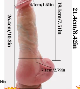 LM-320 realistic liquid silicone dildo - KeHarbor product photo