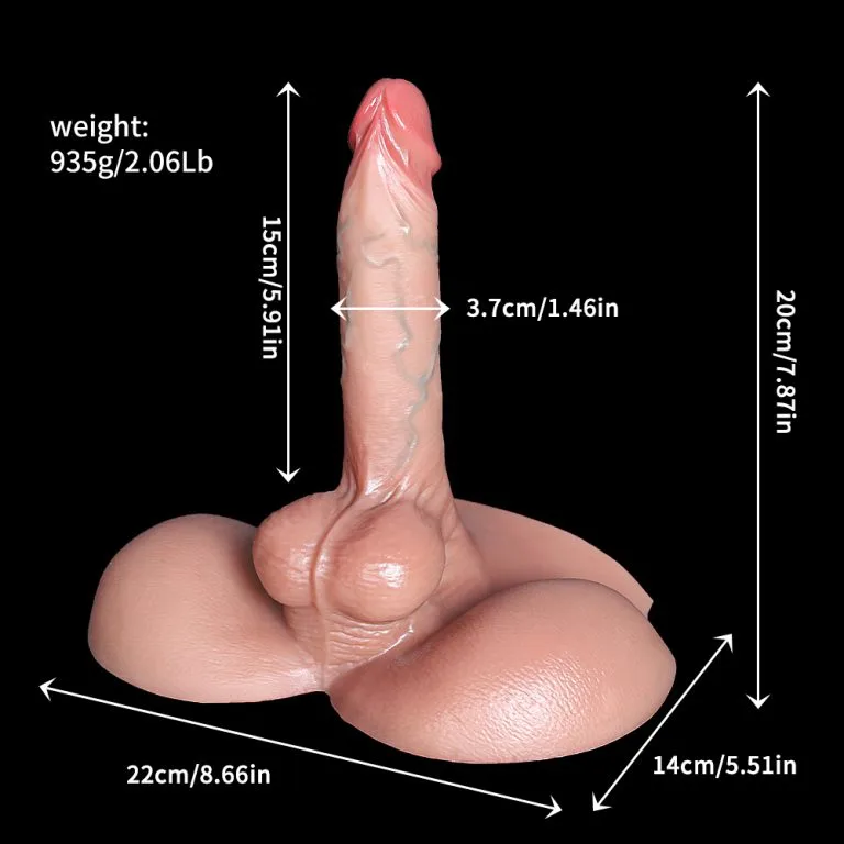 LM-326 realistic liquid silicone dildo - KeHarbor product photo