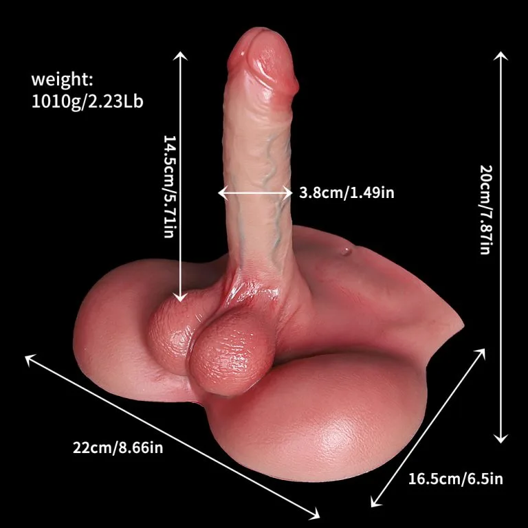 LM-327 realistic liquid silicone dildo - KeHarbor product photo